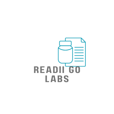 readii go labs logo pill bottle and prescription